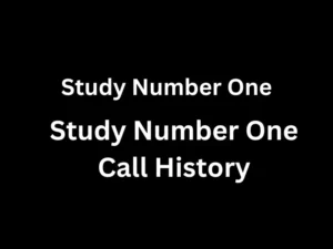 Study Number One Call Details